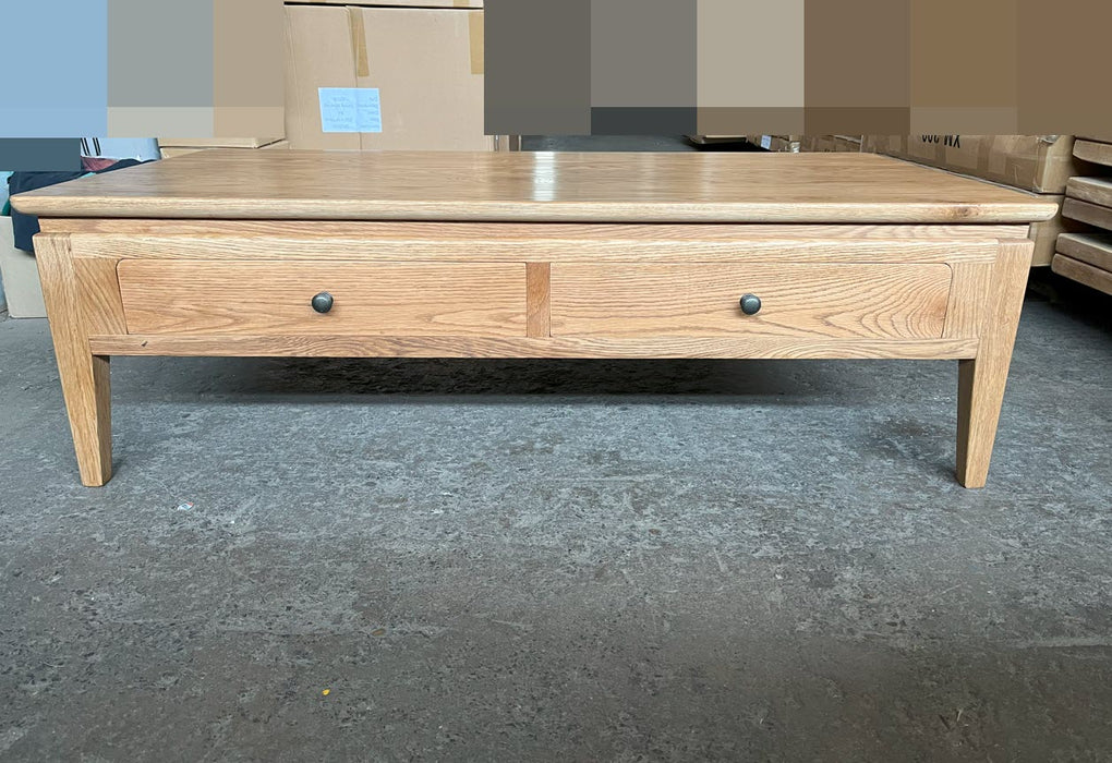 Cora 2 Drawer Timber Coffee Table