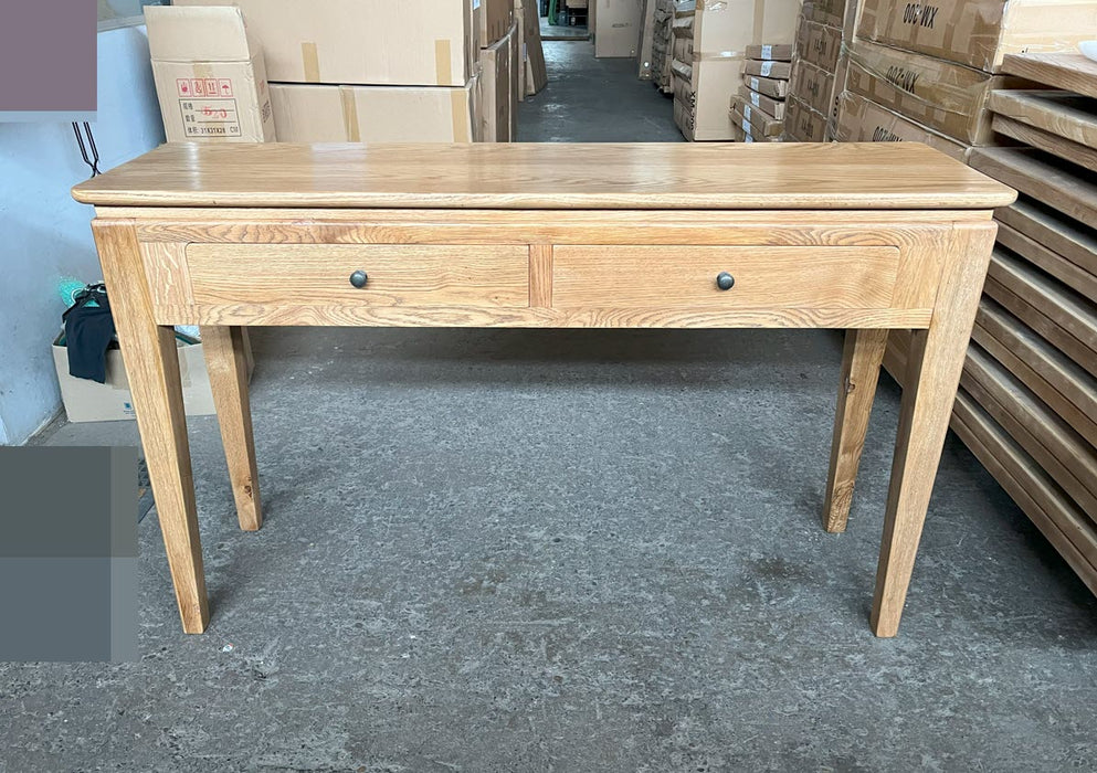 Crown 2-Drawer Hallway Console Table - 120cm