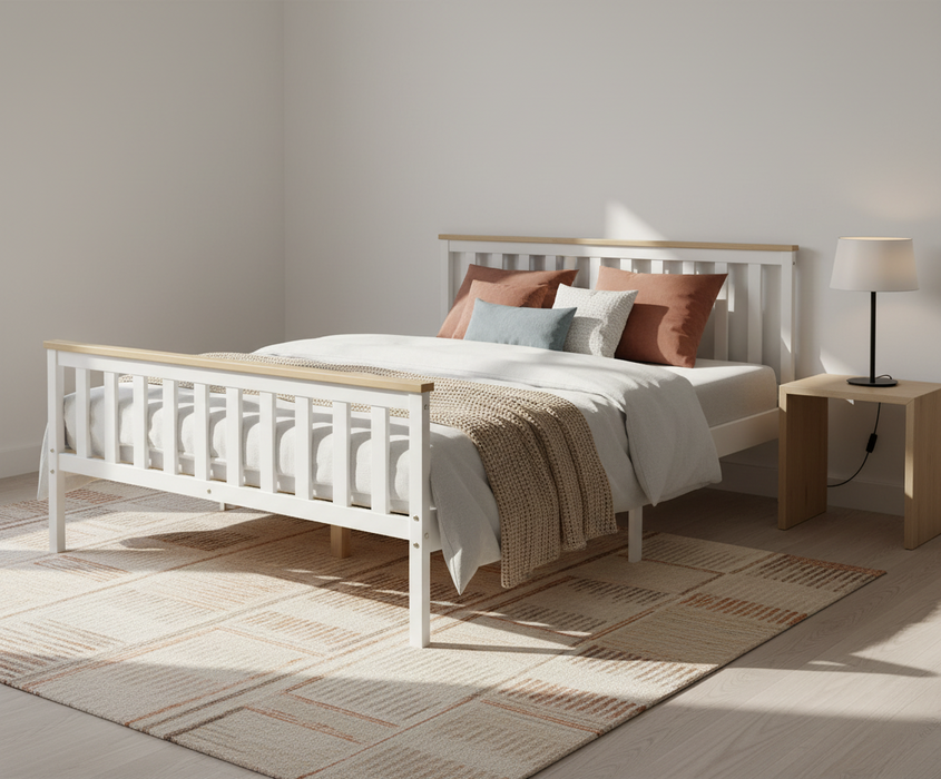 Glevan Double Wood Bed