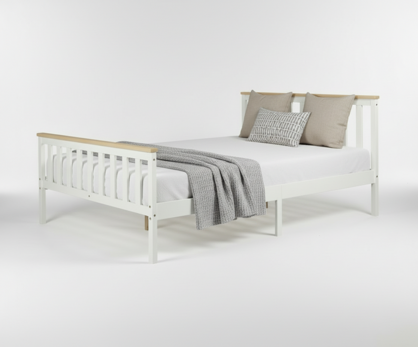 Glevan Double Wood Bed