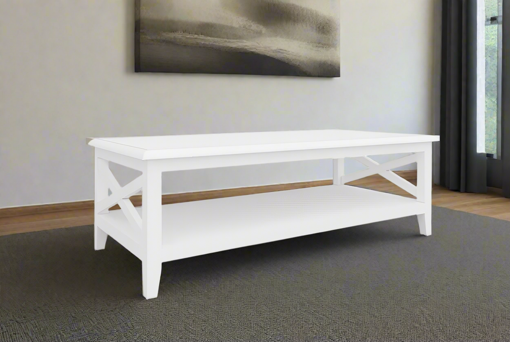 Hampton Wooden Coffee Table 120cm