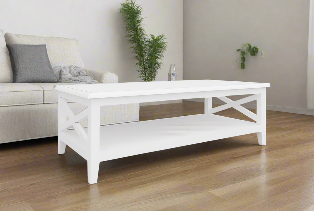 Hampton Wooden Coffee Table 120cm