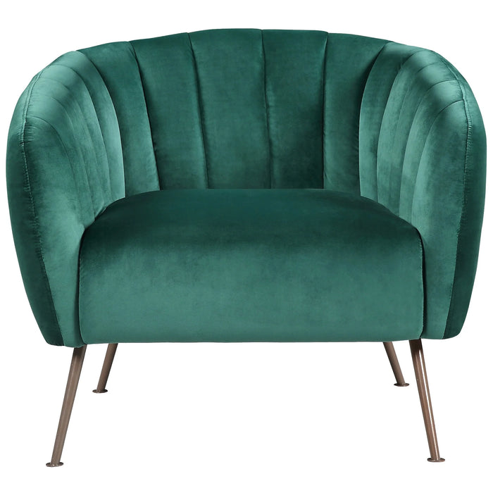 Chiswick Velvet Chair - Emerald