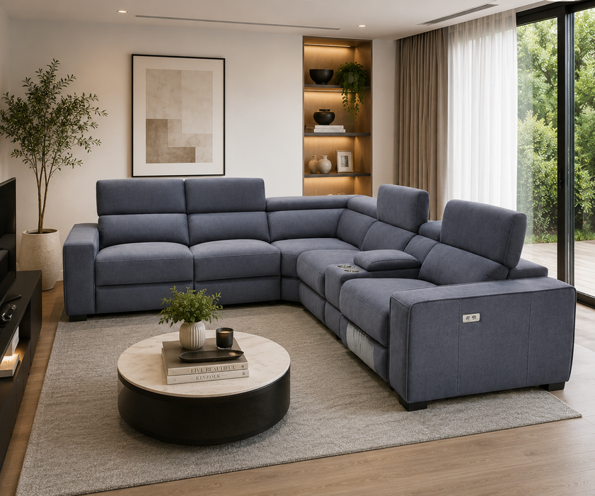 Hudson Corner Modular Lounge in Fabric
