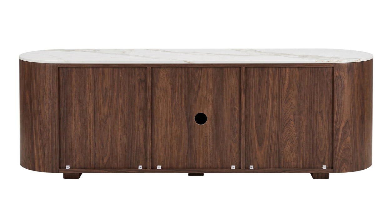 Hudson Side Board Buffet Cabinet - Walnut