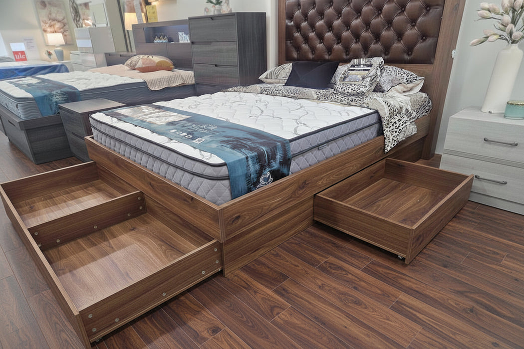 Alexander Bed with Phone Charger & LED Lights