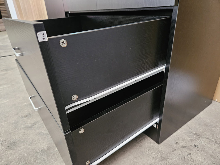 Reef Sliding Door Robe Black 160cm