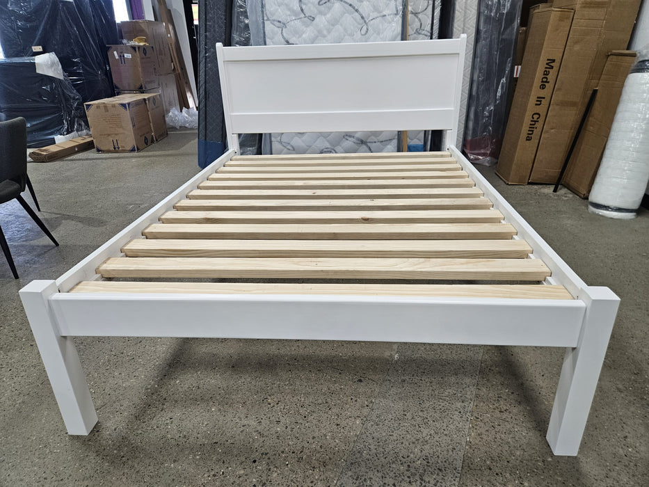 Waratah Australia Made King 52cm High Timber Bed Base White