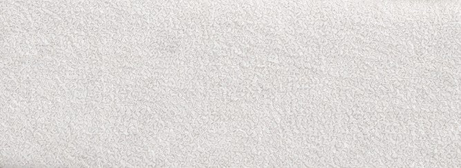 Muji White 3-Seater Bouclé Fabric Sofa