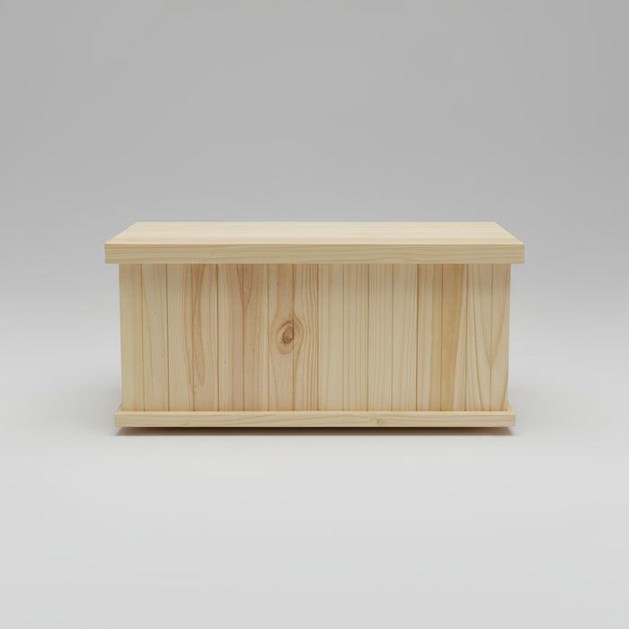 Ken 1.2m White Solid Timber Blanket Box