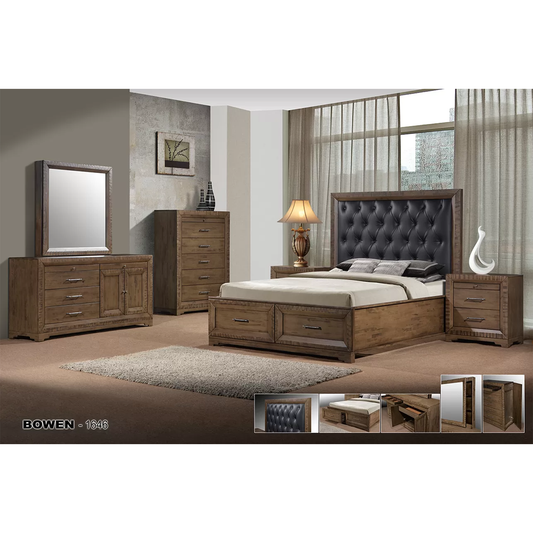 Bowen Timber Bed with Storage