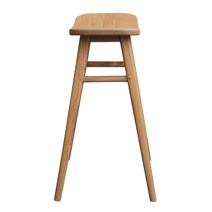 Avana Natural Solid Mindi Timber Counter Stool