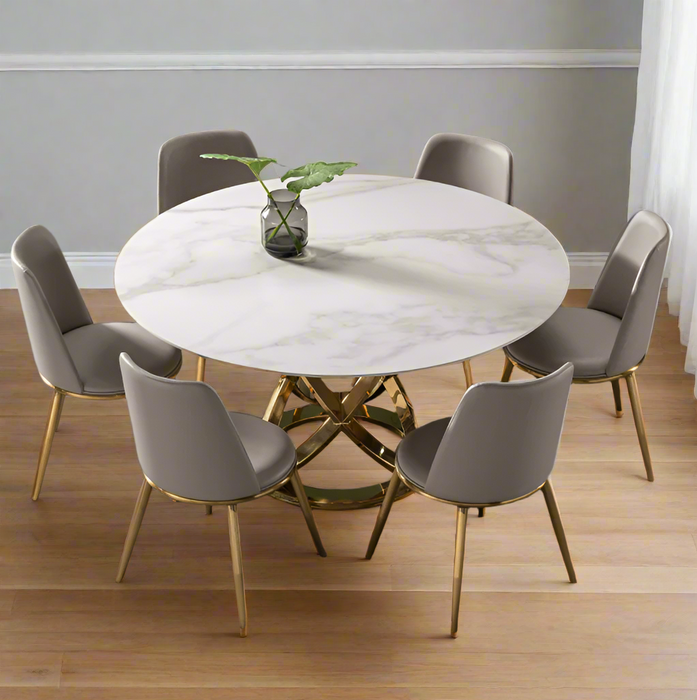 Nivara Round Dining Table 130cm Diameter