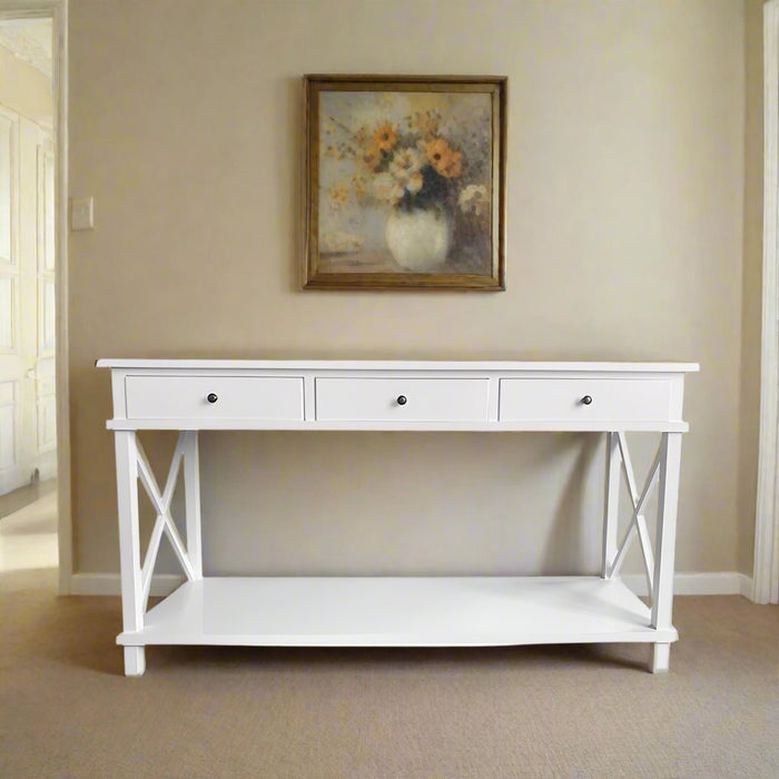 Hampton 3 Drawers Console Table 150cm