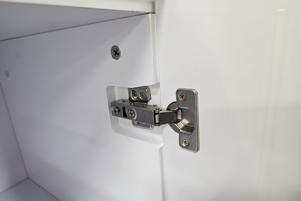 Carmela White Sideboard with Marble Top 200cm