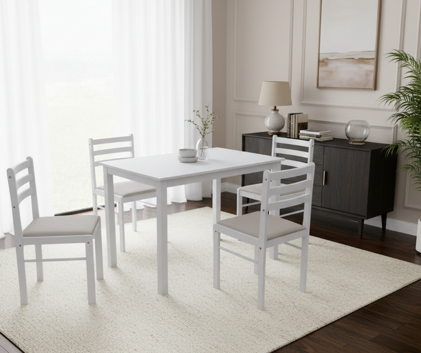 Lani 4 Seater Rectangle Dining Table Set