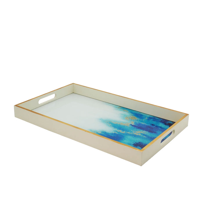 Luxe White Marble Tray