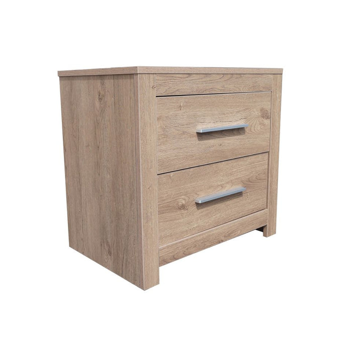 Dark Oak Manila Bedside Table