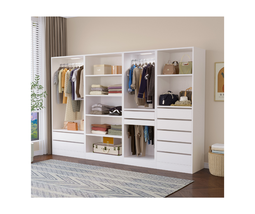 Botany 60cm Built-In Wardrobe - White