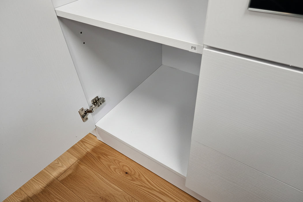 Redmond 3 Door Wardrobe White 120cm