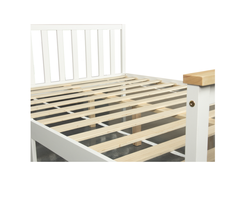 Glebe Queen Bed - Pine Wood