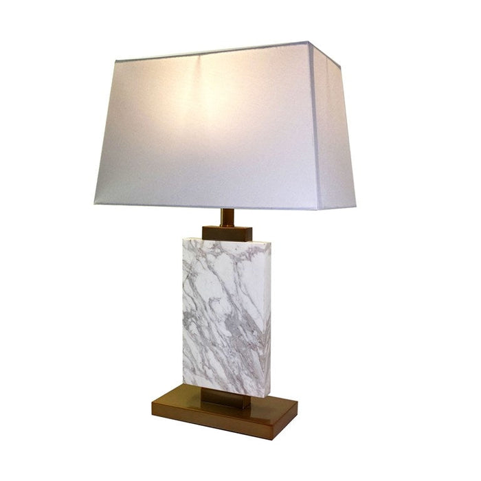 White Italy Marbel Lamp