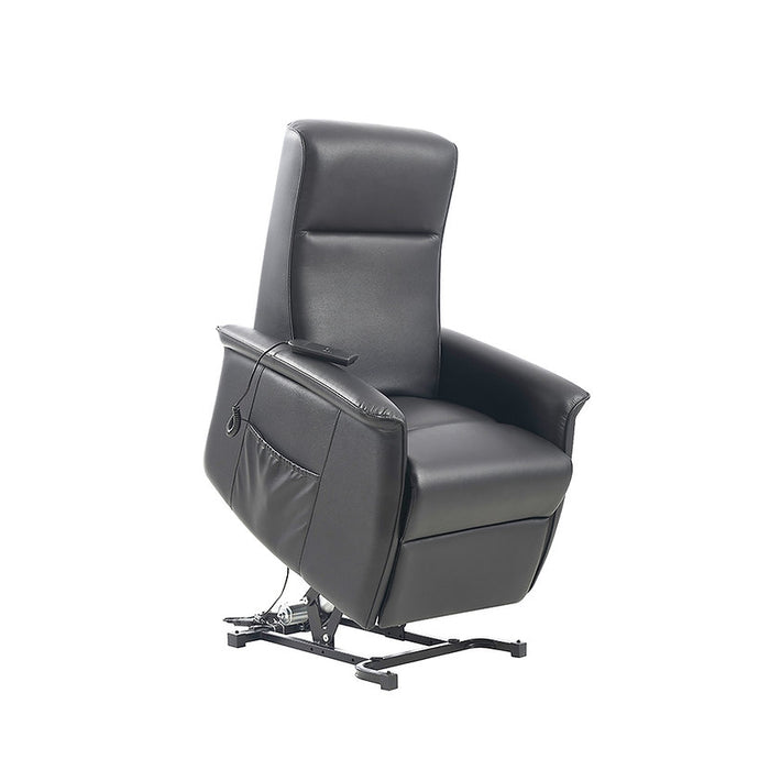 Alice Electric PU Leather Recliner Lift Chair with Remote Control Koala Grey