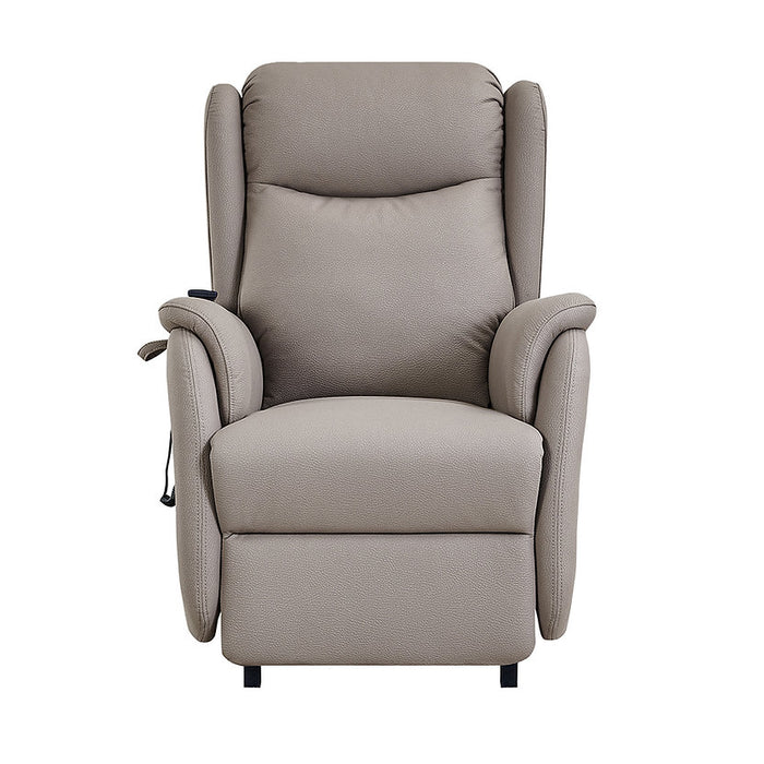 Beige Hobart Electric Lift Up Recliner Armchair with Remote Control