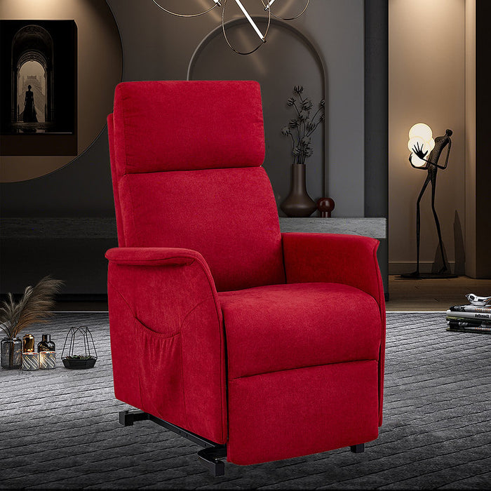 Yass Electric Recliner Lift Chair Red