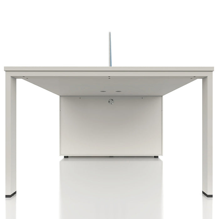 Emporium 2-Seater Office Table White