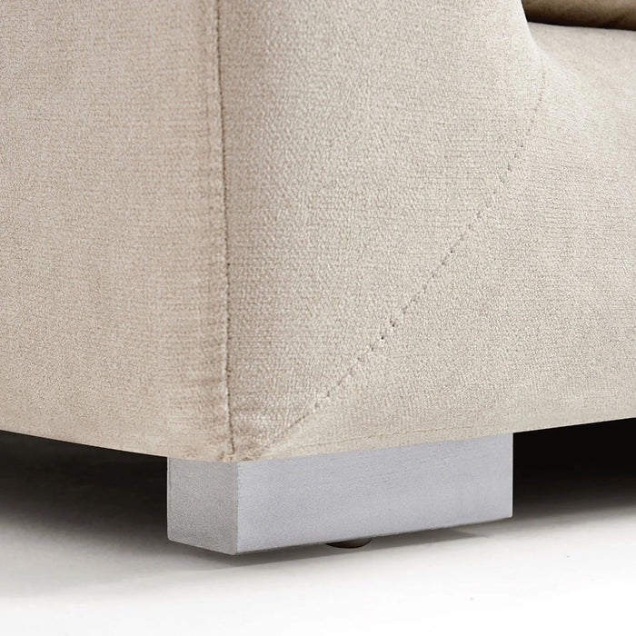 Harmony 2 Seater Fabric Sofa Cream