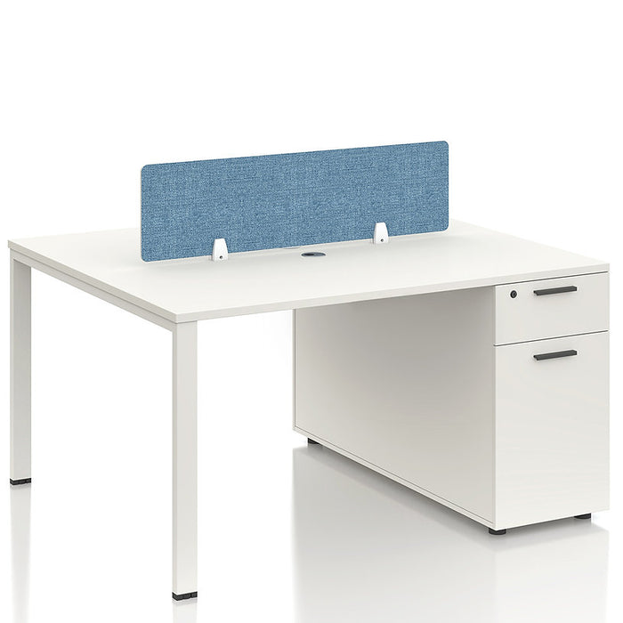 Emporium 2-Seater Office Table White