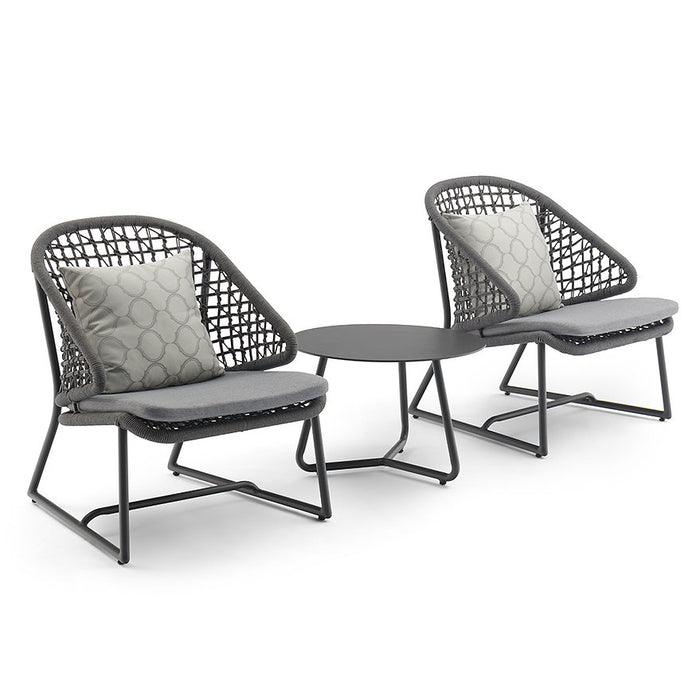 Dark Grey Castlereagh 2 Seater Outdoor Lounge Set