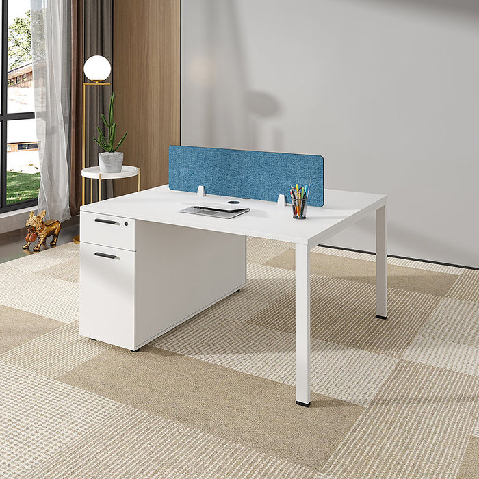 Emporium 2-Seater Office Table White