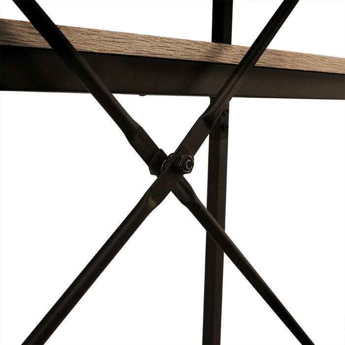 Randwick 80cm Industrial Style Bookshelf - FULLY ASSEMBLED
