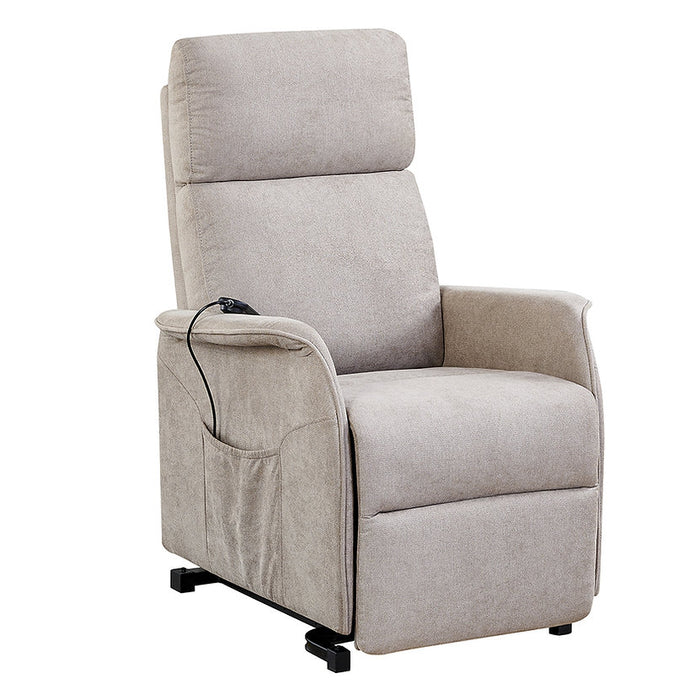 Yass Electric Recliner Lift Chair Vanilla Beige