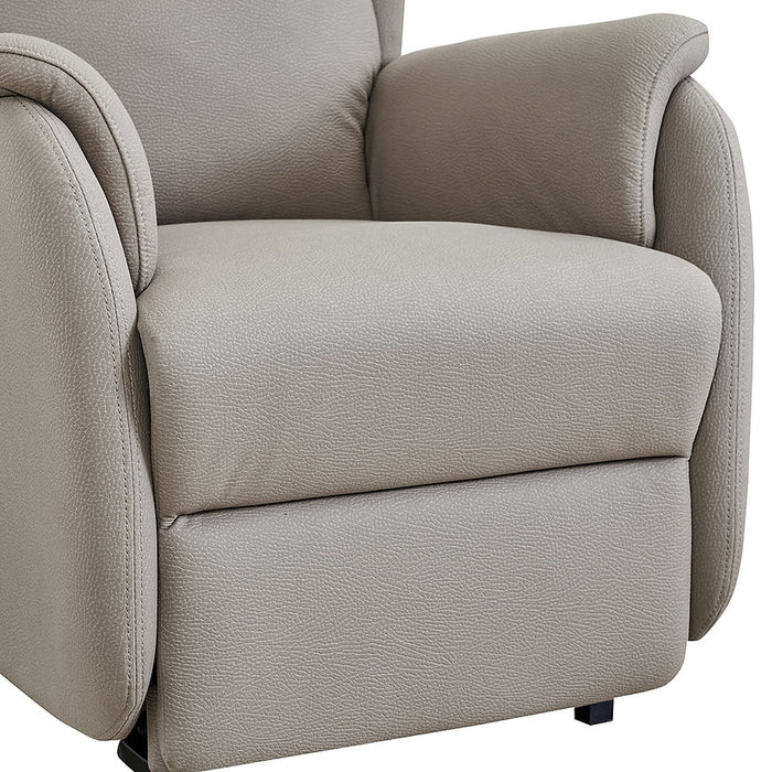 Beige Hobart Electric Lift Up Recliner Armchair with Remote Control