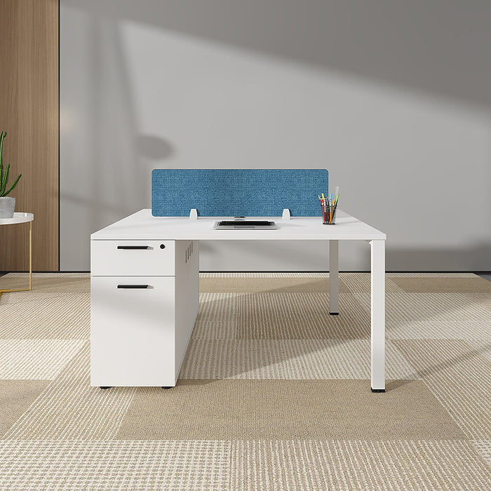 Emporium 2-Seater Office Table White