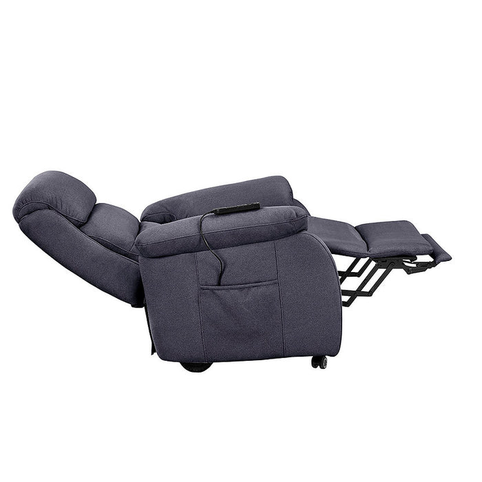 Brighton Electric Recliner Lift Chair with Wheels Dark Grey