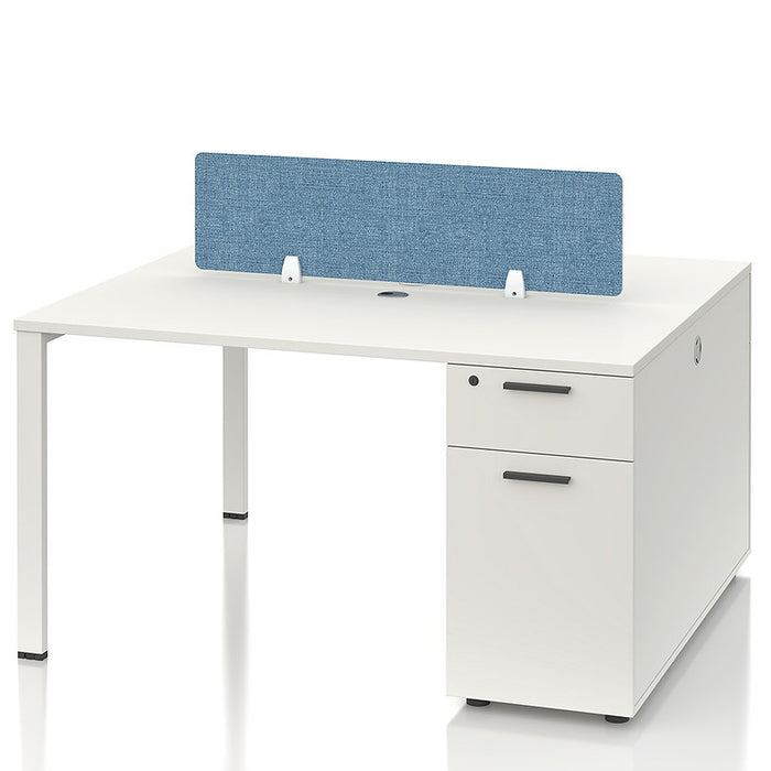 Emporium 2-Seater Office Table White