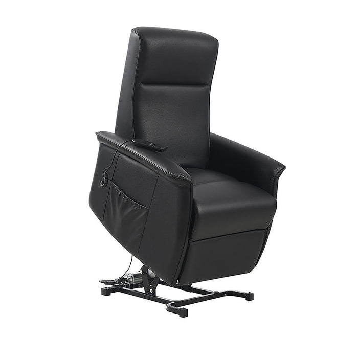 Alice Electric PU Leather Recliner Lift Chair with Remote Control Black