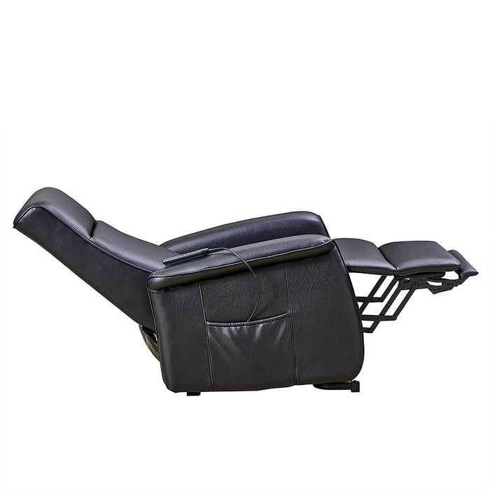 Alice Electric PU Leather Recliner Lift Chair with Remote Control Black