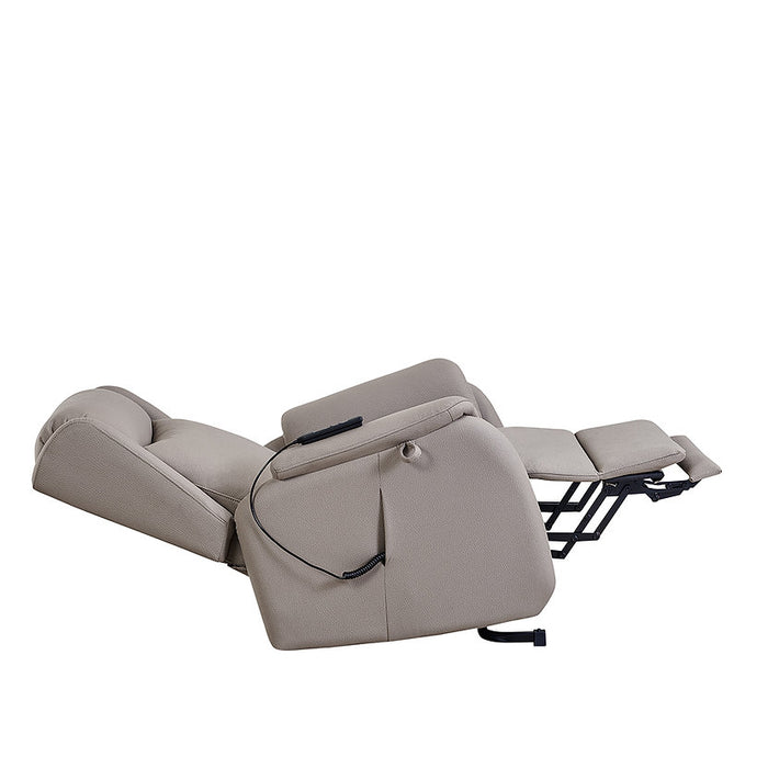 Beige Hobart Electric Lift Up Recliner Armchair with Remote Control