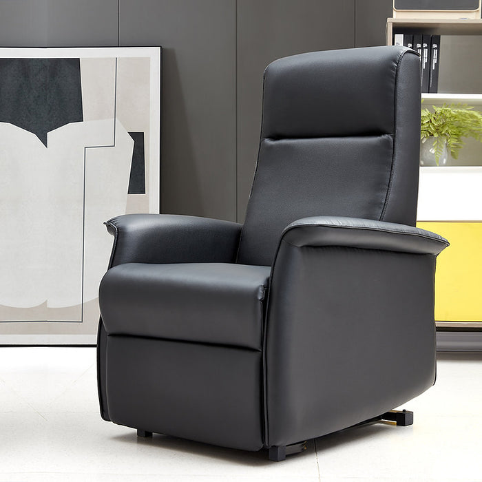 Alice Electric PU Leather Recliner Lift Chair with Remote Control Black