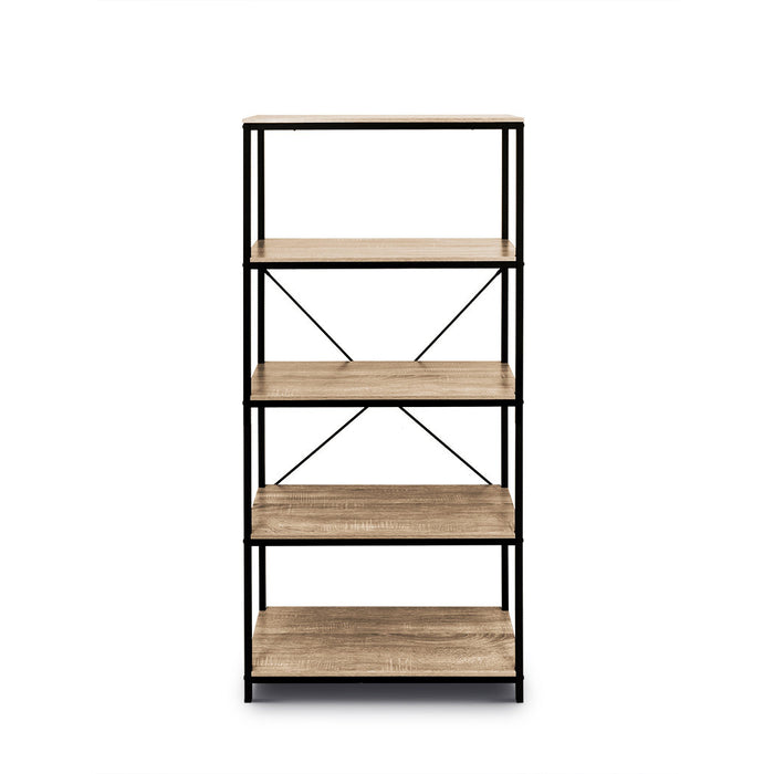 Randwick 80cm Industrial Style Bookshelf - FULLY ASSEMBLED