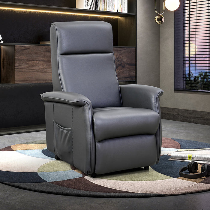 Alice Electric PU Leather Recliner Lift Chair with Remote Control Koala Grey