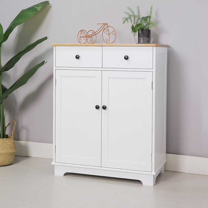 Elwood 68cm 2 Door 2 Drawer Storage Cabinet