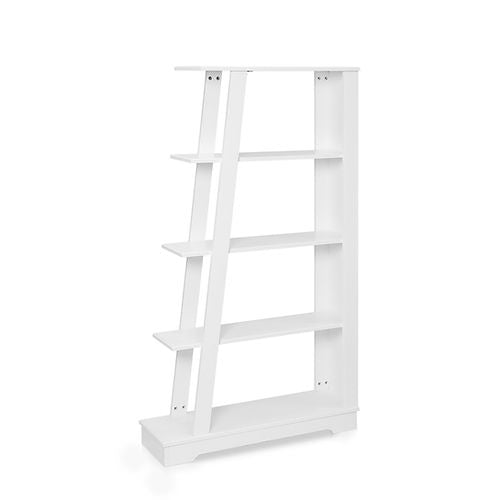 Harry 5 Tier Display Ladder Shelf White