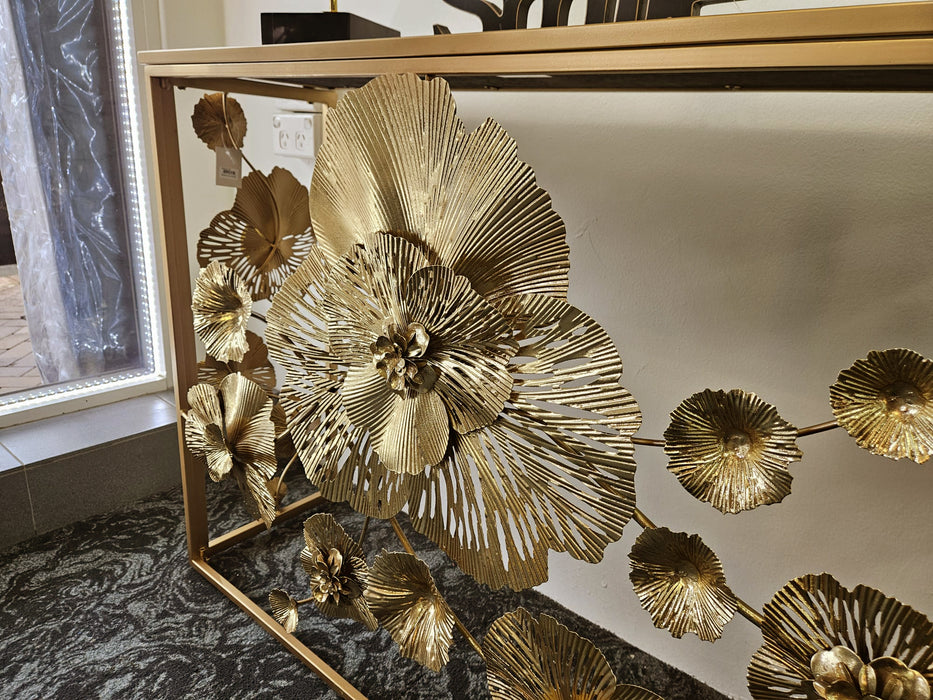 Lavish Gold Console Hallway Table 99cm