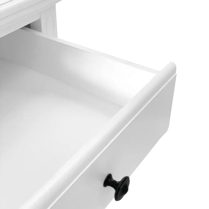 Sorrento White Hampton 3 Drawers Console Table